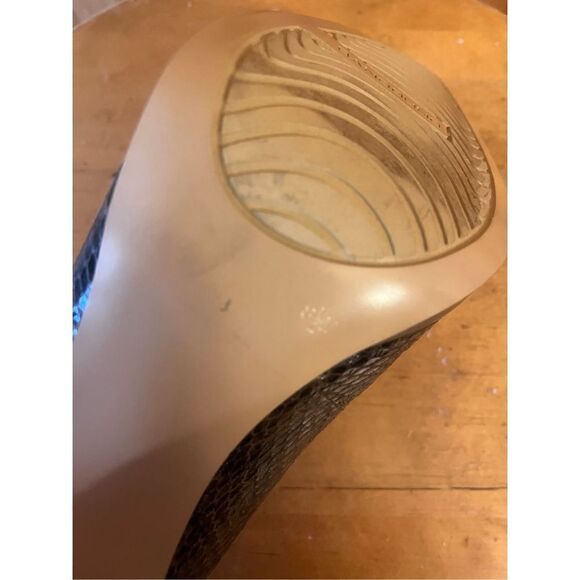 Bandolino Brown Snakeskin Heels - Picture 7 of 7